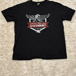 Next Level Apparel Black Graphic Tee